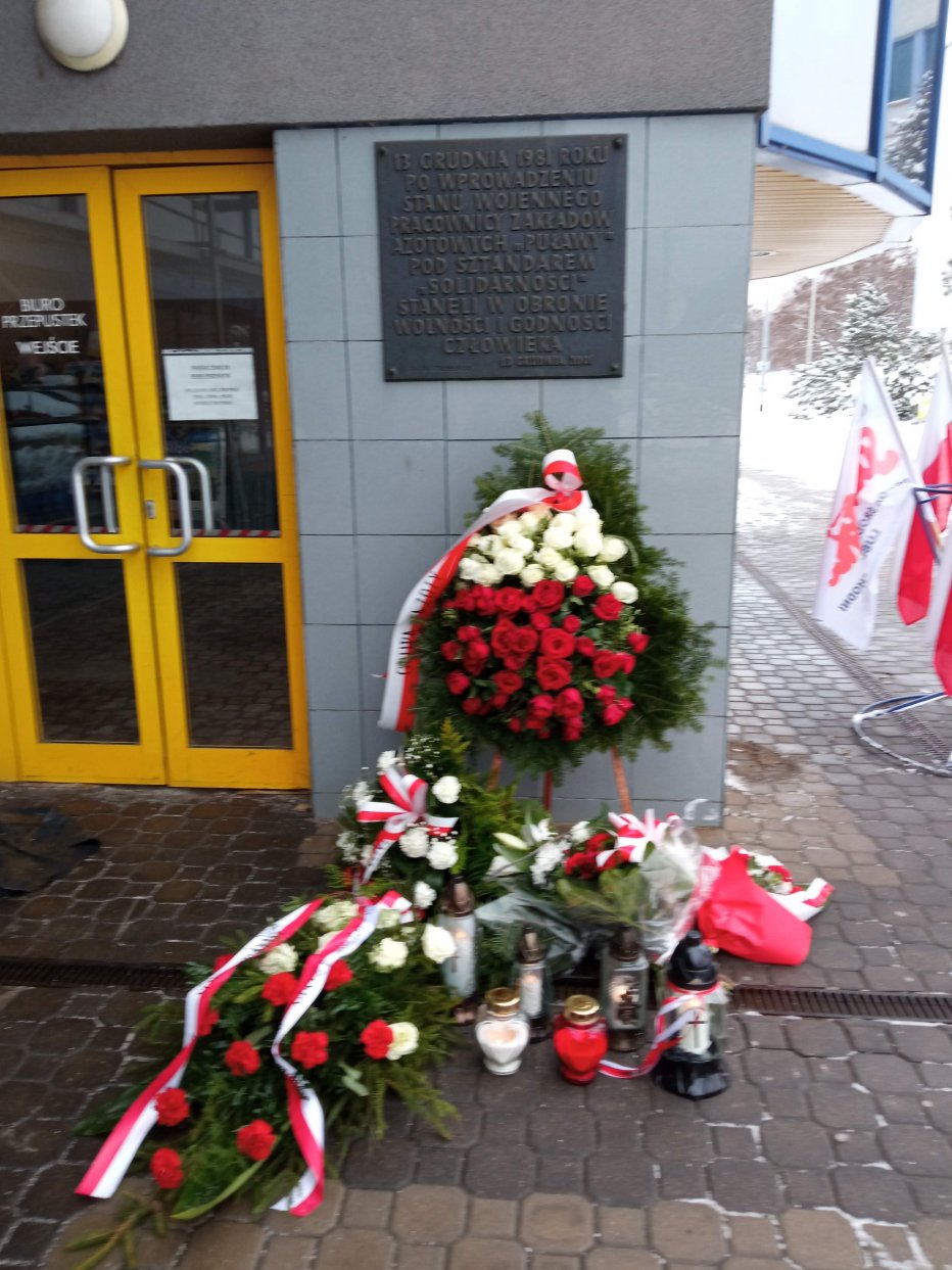 41. rocznica wybuchu stanu wojennego - Puławy, dn. 11 - 13.12.2022 r.