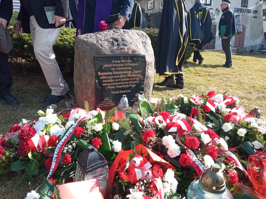 77. rocznica męczeńskiej śmierci mjr Hieronima Dekutowskiego ps. "Zapora"-Kazimierz Dolny-dn. 08.03.2026 r.
