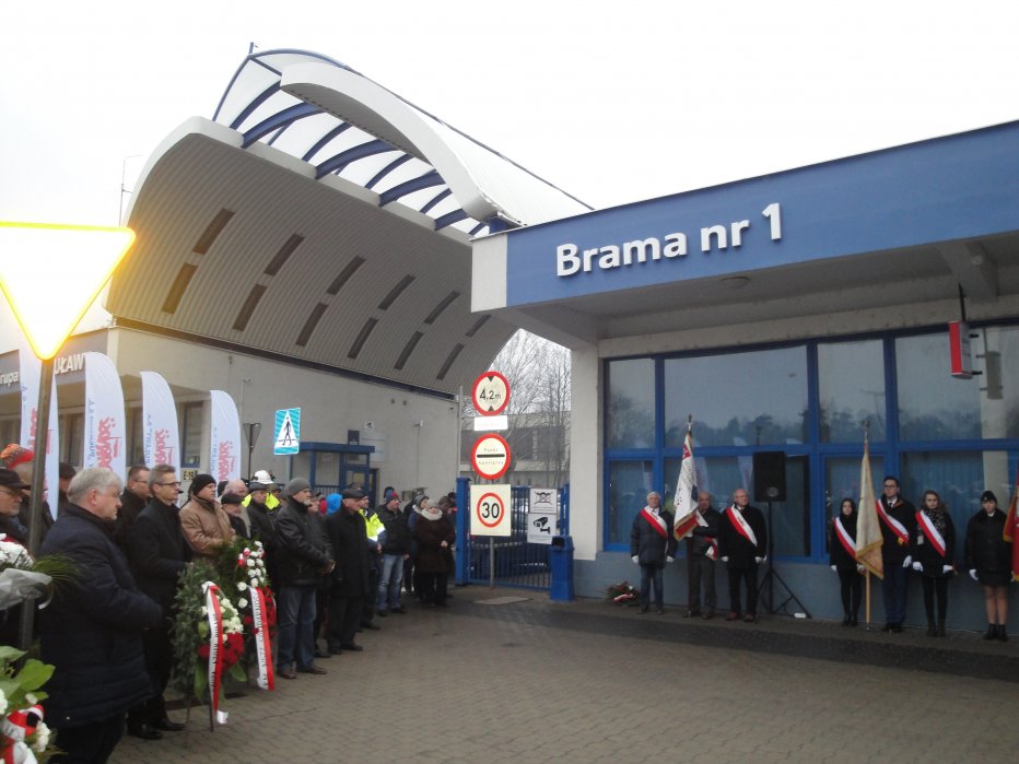 37. rocznica wprowadzenia stanu wojennego-Zakłady Azotowe Puławy, dn. 13.12.2018 r.