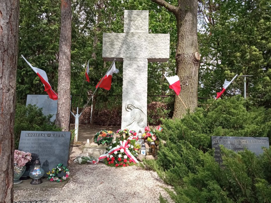 84. rocznica ludob&oacute;jstwa sowieckiego w Katyniu, 14. rocznica zbrodni smoleńskiej-Puławy, dn. 14.04.2024 r.