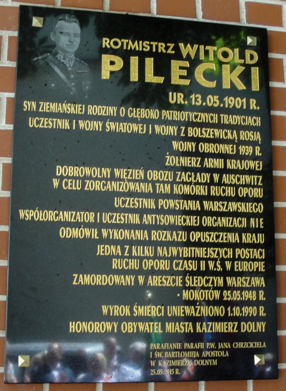 Rotmistrz Witold Pilecki &ndash; Kości&oacute;ł Farny &ndash; Kazimierz Dolny &ndash; dn. 07.06.2015 r.