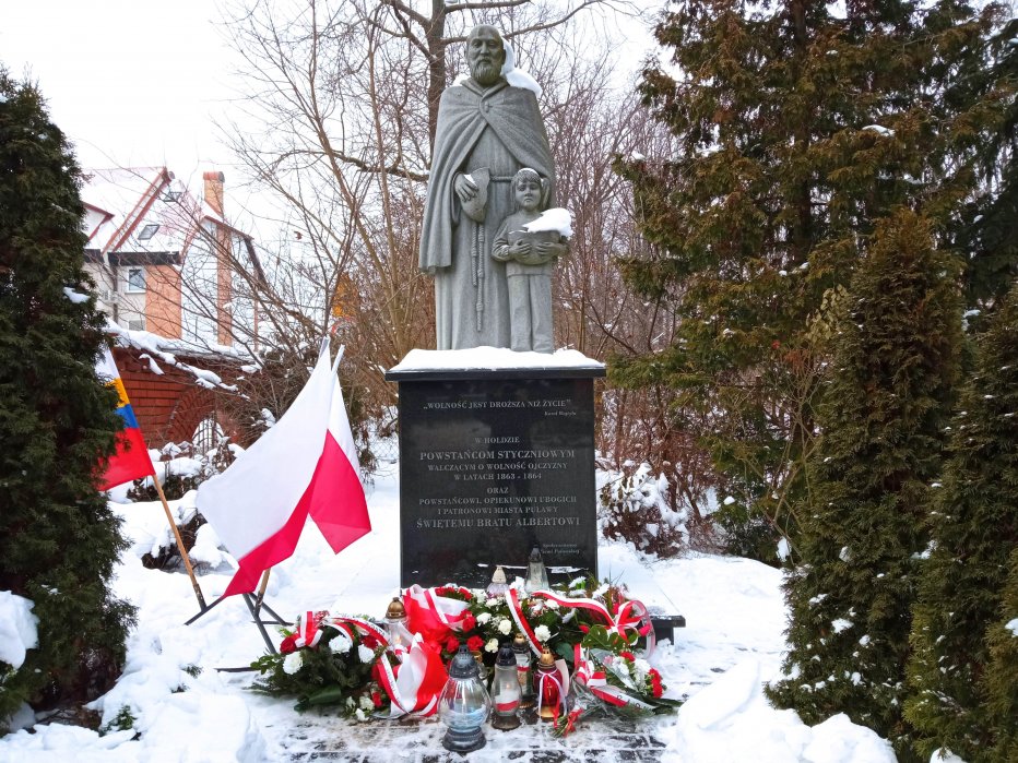 163. rocznica wybuchu Powstania Styczniowego-Puławy-Kości&oacute;ł pw. Św. Br. Alberta, dn. 25.01.2026 r.