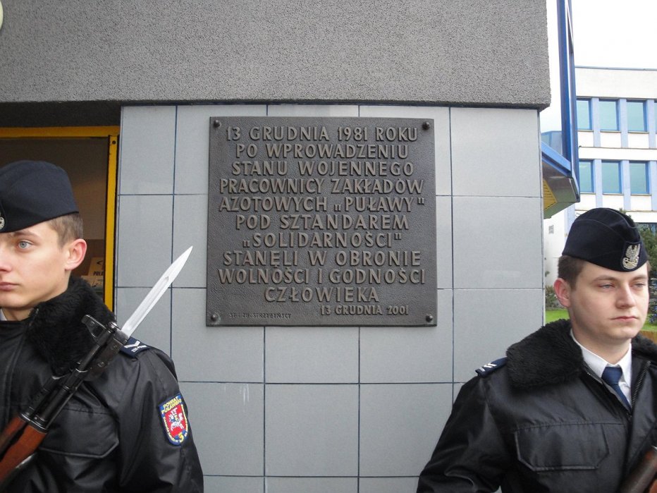 Wojna polsko &ndash; jaruzelska &ndash; 13.12.1981. &ndash; Puławy &ndash; 13.12.2017.