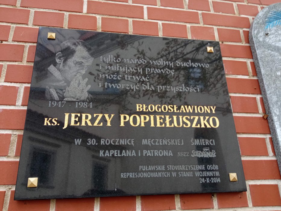37. rocznica męczeńskiej śmierci Bł. Ks. Jerzego Popiełuszki - Kazimierz Dolny - dn. 24.10.2021 r.
