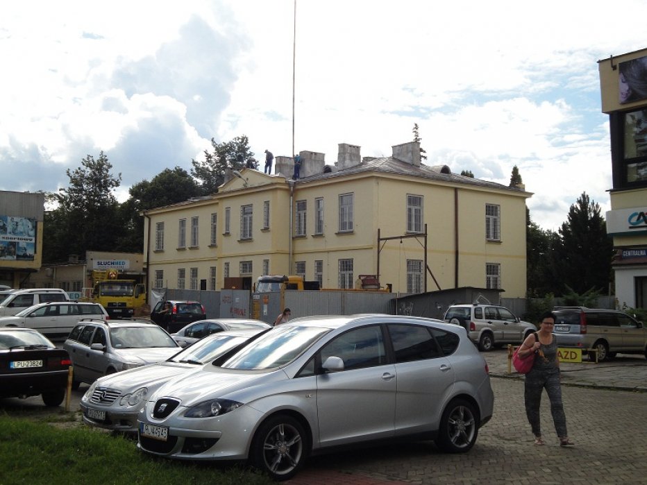   Była katownia NKWD, UB podczas remontu &ndash; Puławy &ndash; dn. 28.07.2015 r.