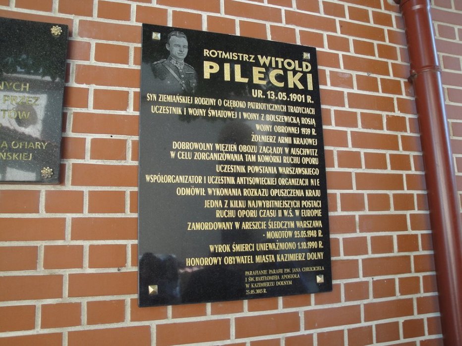 70. rocznica śmierci płk Witolda Pileckiego &ndash; Kazimierz Dolny &ndash; dn. 03.06.2018 r.