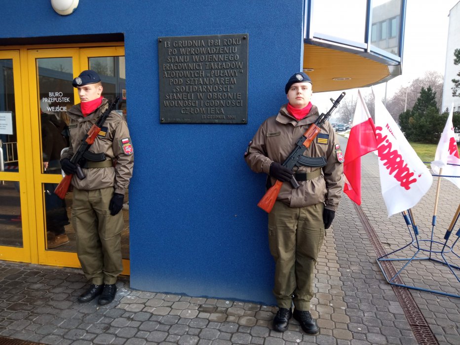 42. rocznica wprowadzenia stanu wojennego - Puławy, dn. 10 - 13.12.2023 r.