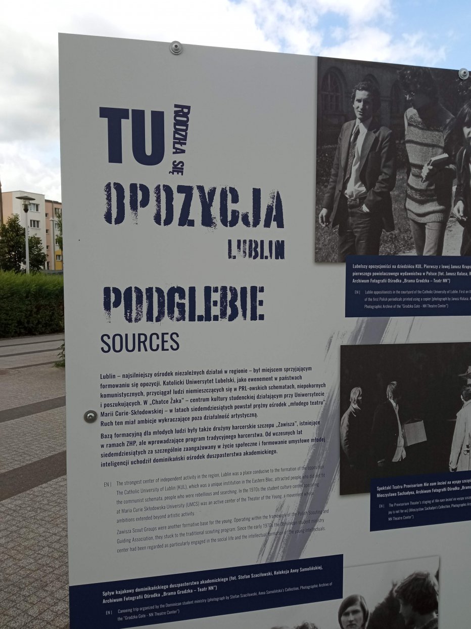 Tu rodziła się opozycja 1980-1989-wystawa IPN Oddział w Lublinie-Puławy, dn. 02.07.2021 r.