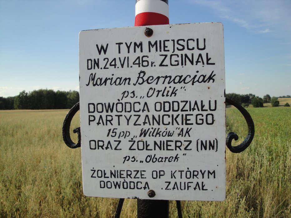 Piotr&oacute;wek &ndash; Zalesie &ndash; mjr Marian Bernaciak &bdquo; Orlik&rdquo; - dn. 01.07.2016 r.