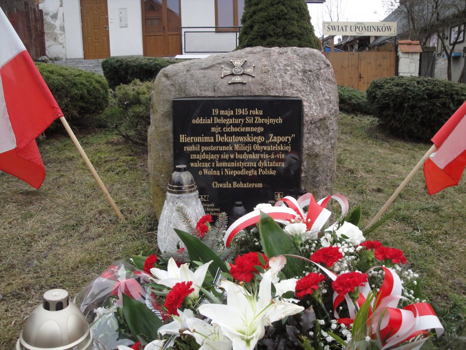70. rocznica śmierci mjr Hieronima Dekutowskiego "Zapory"-Kazimierz Dolny, dn. 03.03.2019 r.