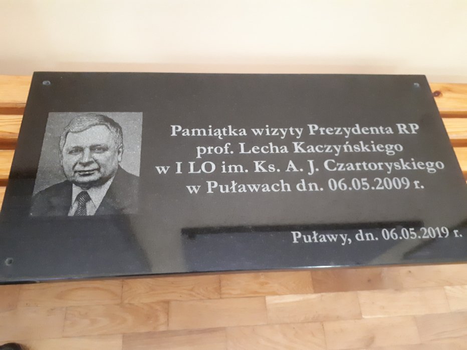 Prezydent RP, prof. Lech Kaczyński-Puławy-06.05.2009 r.-06.05.2019 r.